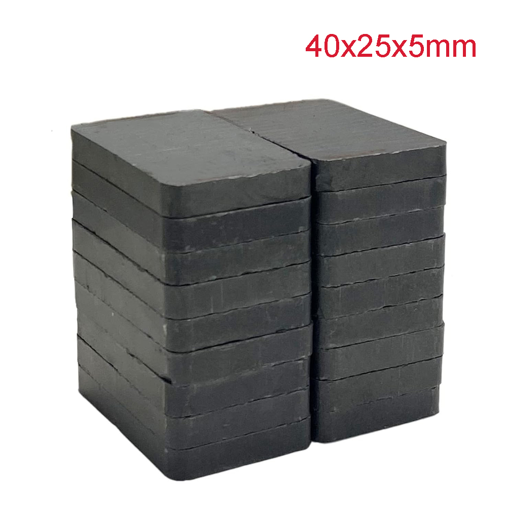 Hobby Is Science - Ferriet keramische blokmagneten (40 mm) Rechthoekige