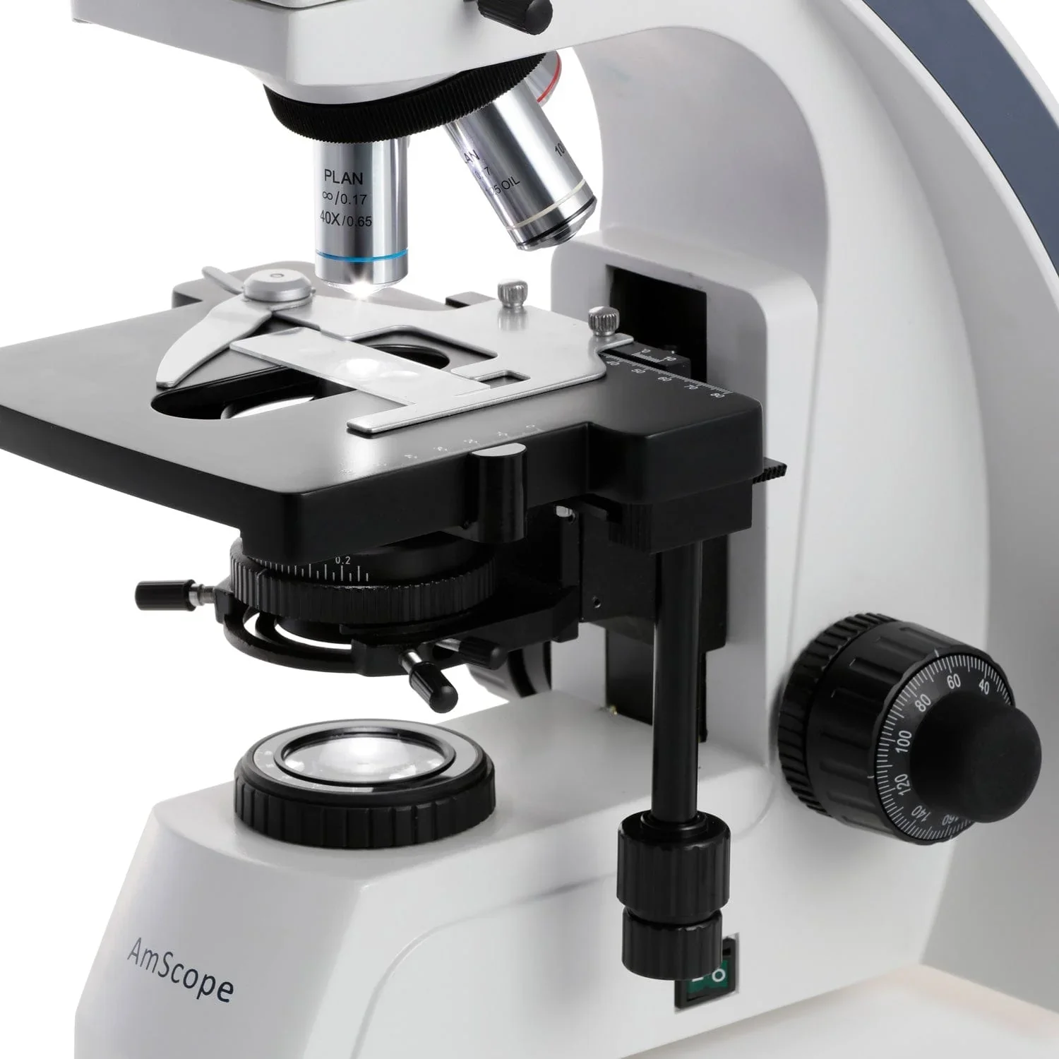Microscope Compound 40X - Am Scope 40 X-3000 X Plan