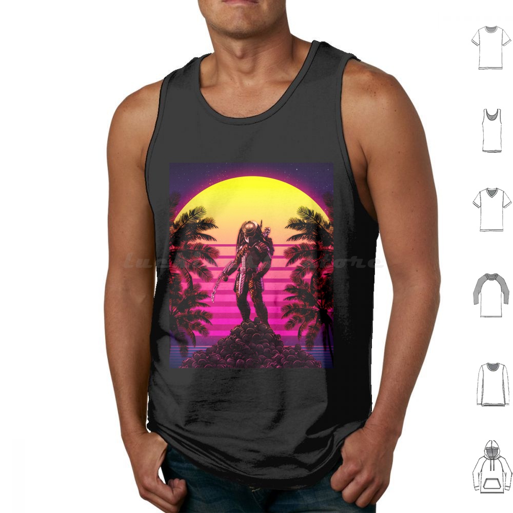 Science Hunter - Retro Afbeelding Tank Tops Vest Mouwloos