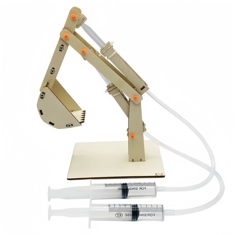 Science Diy Model - DIY Hydraulische Graafmachine Model Kids Tecnologia