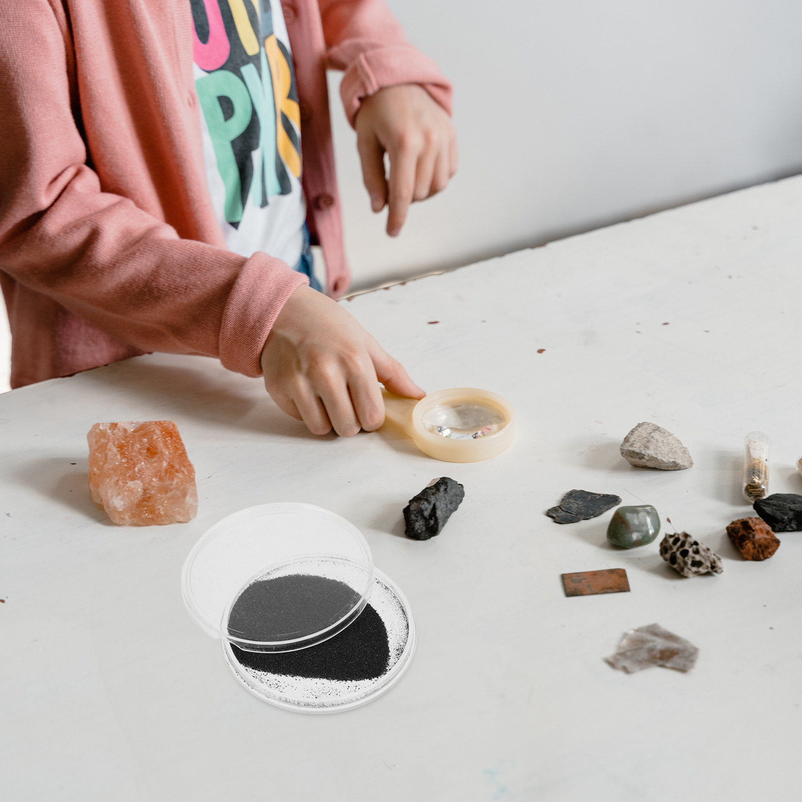 Science Project Physics - 5 stuks ijzerpoeder voor magnetische onderwijsdoeleinden,