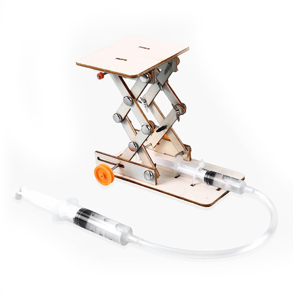 Science Project Physics - Creatieve hydraulische heftafel Materialen DIY Natuurkunde