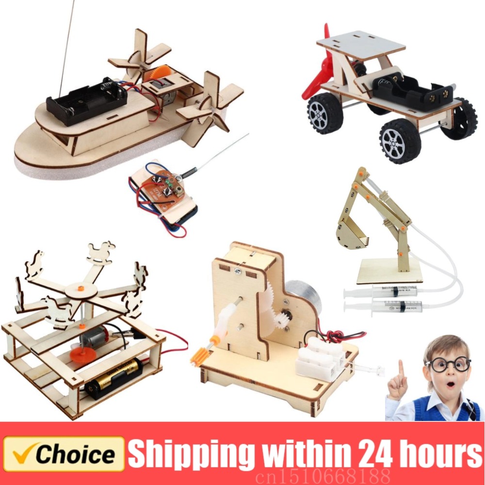 Science Diy Model - Diy Boat Model Science Speelgoed Kids
