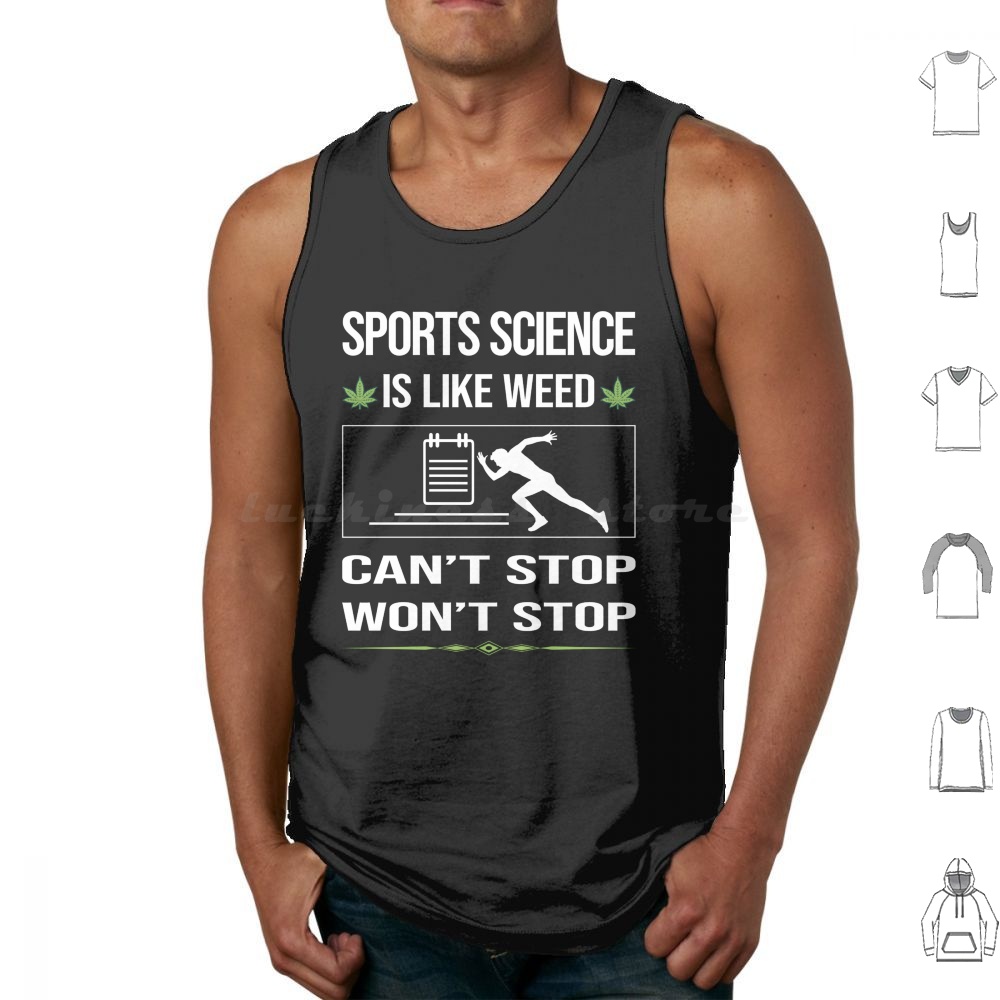 Hobby Is Science - Grappige 'Can't Stop Sports Science' tanktops