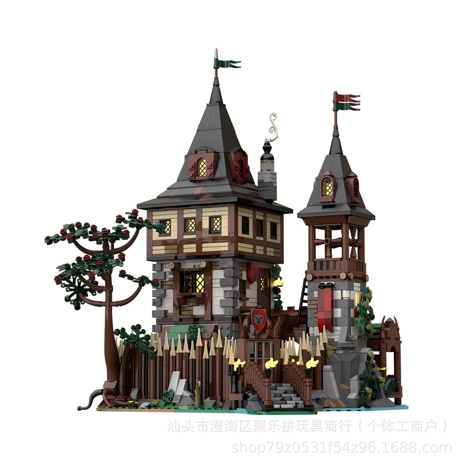 Hobby Is Science - MOC Bear King Castle Mozaïek Bouwsteen