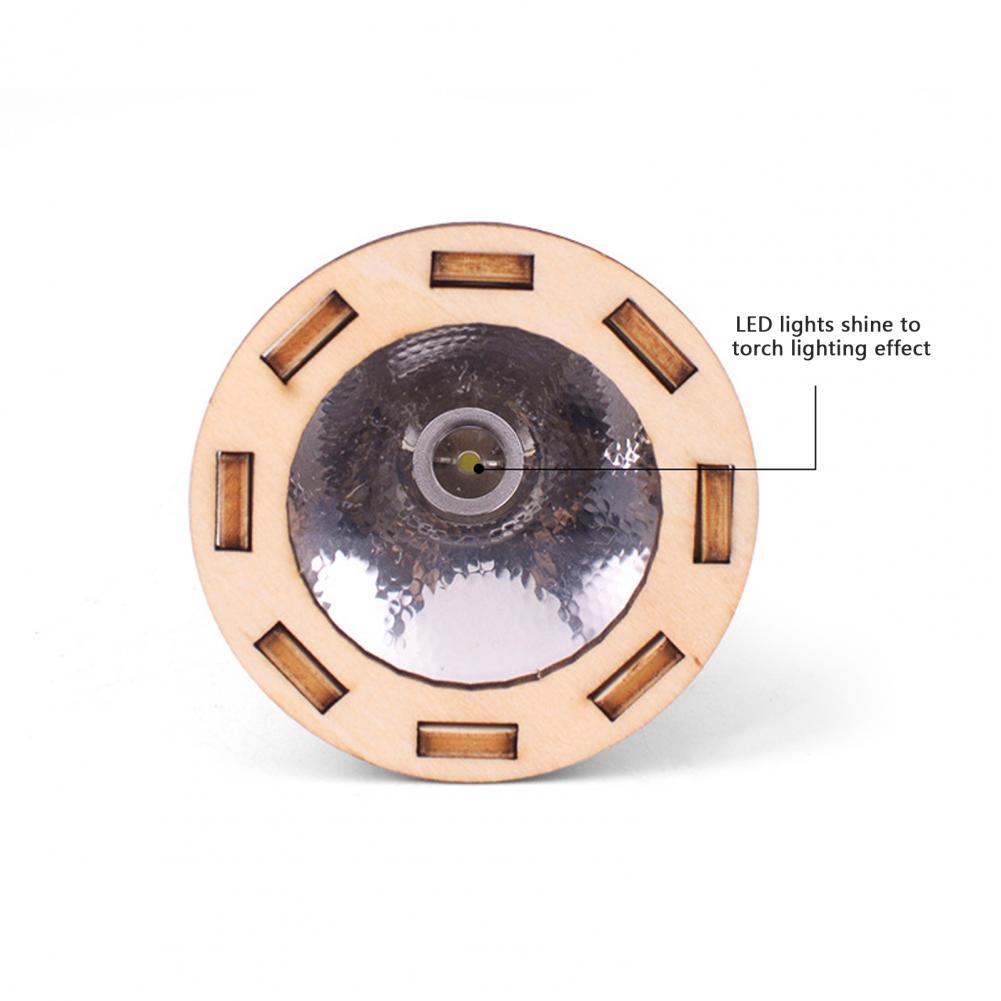 Houten DIY-zaklamp puzzelset S - Science Project Physics recensie en prijs
