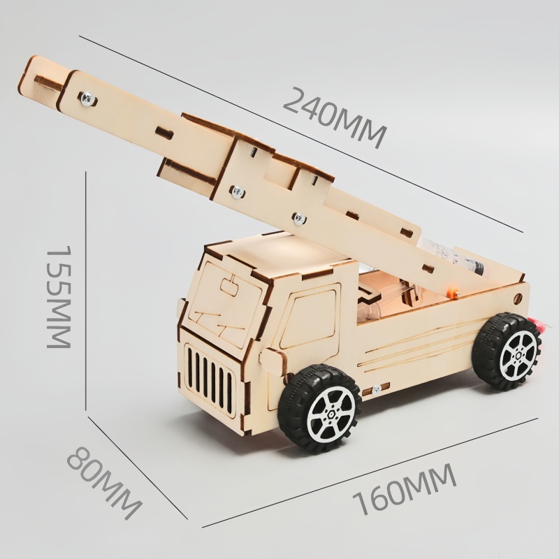 DIY houten ladder brandweerwag - Science Diy Model recensie en prijs