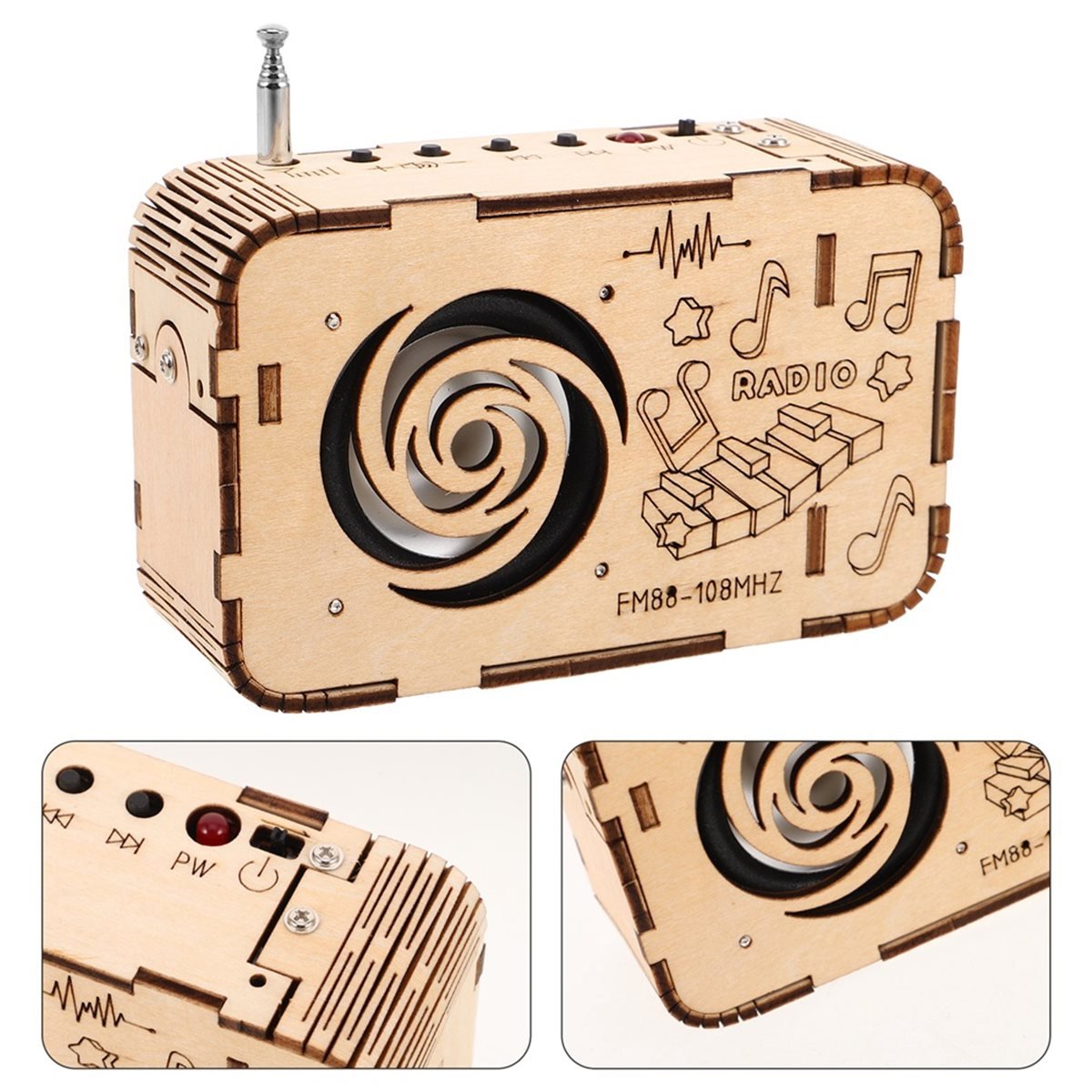 DT57 NIEUWSTE MODEL 88-108MHZ  - Science Project Physics recensie en prijs