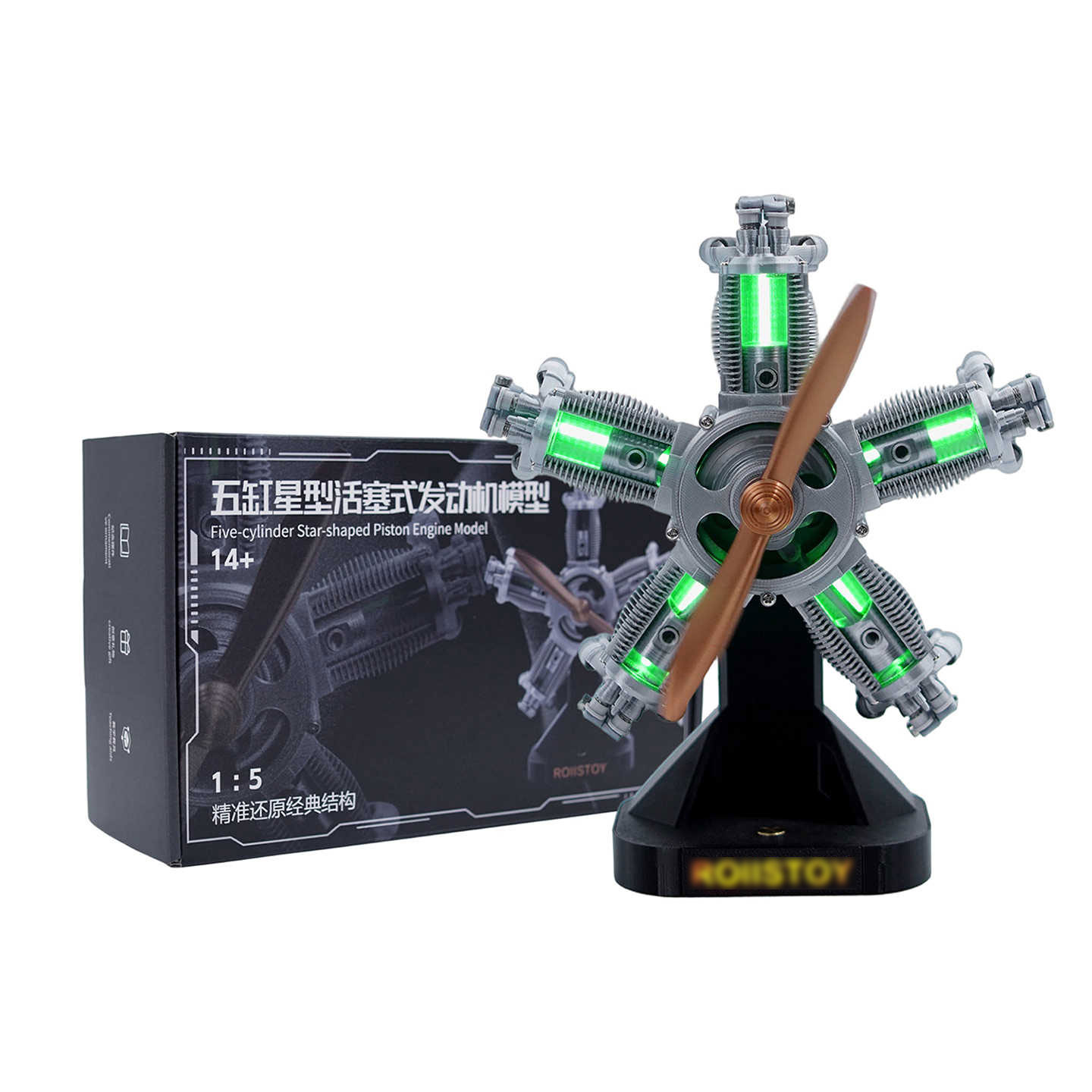1:5 Schaal 5-Cilinder 4-Takt R - Hobby Is Science recensie en prijs